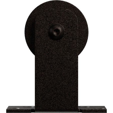 Ekena Millwork Economy Straight Top Silent Roller Hanger w/ Bolts for Barn Door for 1 3/8" to 1 3/4" Doors GB6008RTMAB